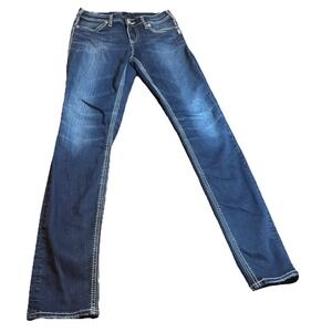 Silver Jeans Co Suki High‎ Super Skinny W28 L31 Dark Wash Women's Jeans